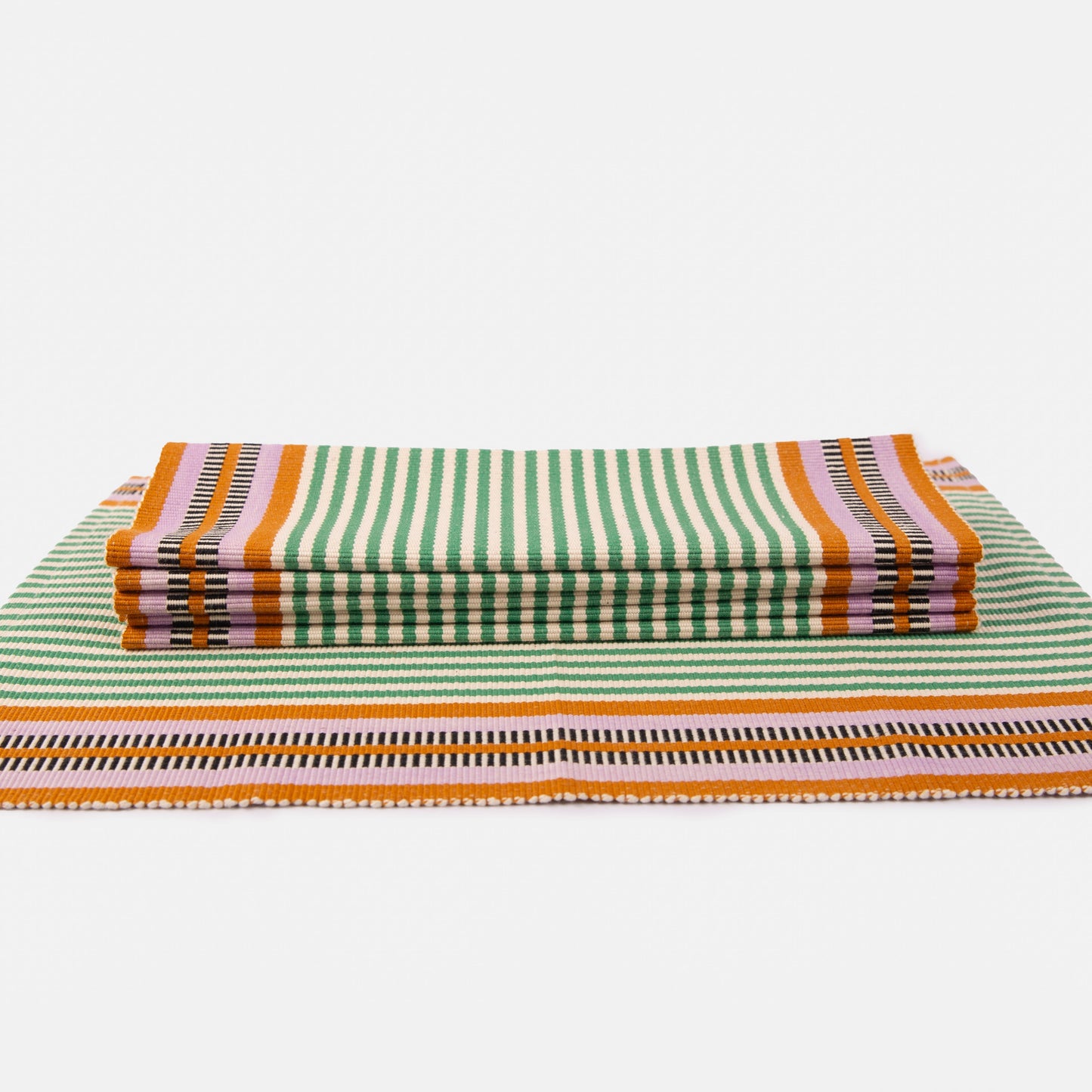 S/4 Handwoven Placemats - Bahari, Upendo, and Maua Designs