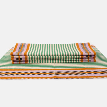 S/4 Handwoven Placemats - Bahari, Upendo, and Maua Designs