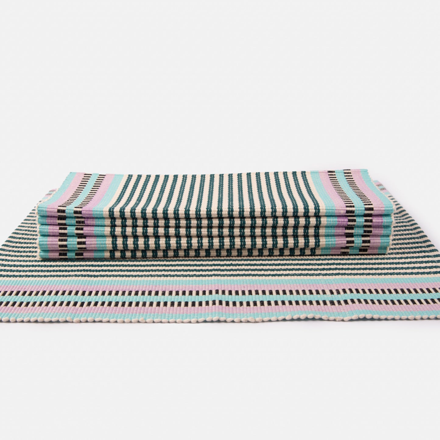 S/4 Handwoven Placemats - Bahari, Upendo, and Maua Designs