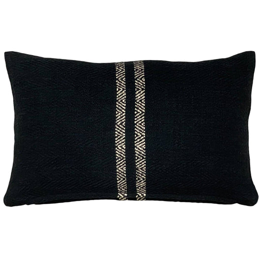 Hugh and Punch Needle Lumbar Pillows - Various Patterns and Colors