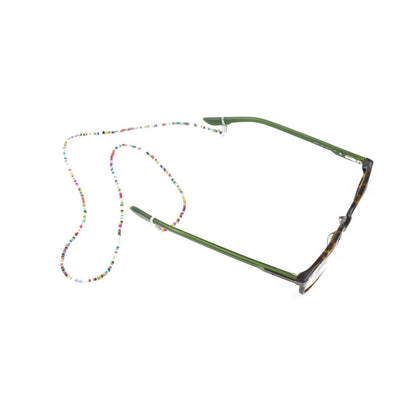 Eyeglass Holder and Chain - Turquoise, Bronze, Chunky, Multi-Colored Design