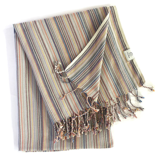 Casablanca Sustainable Striped Turkish Towel / Blanket