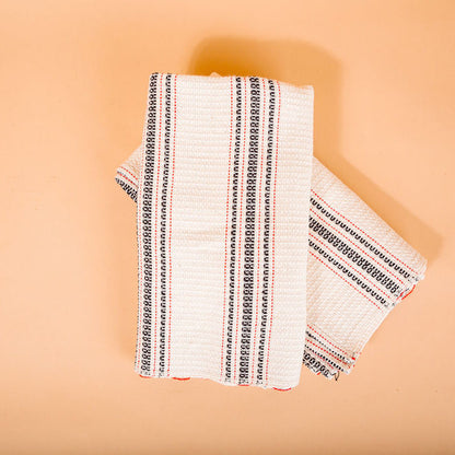 Mistari Placemats, Napkins, and Striped Tea Towel Set