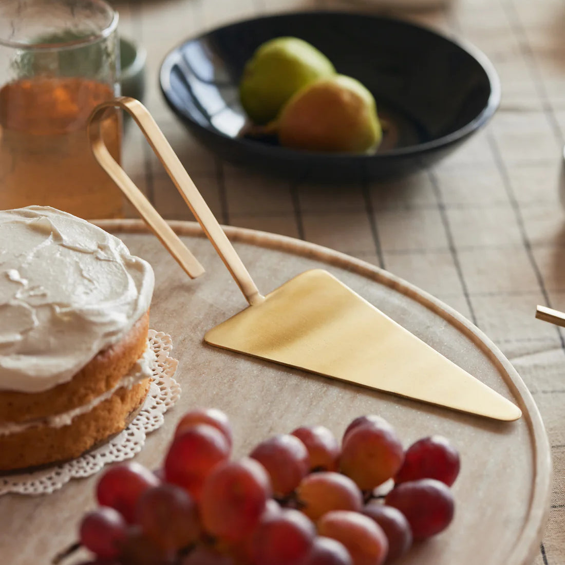 Loop Serving Set: Cake Server, Salad Servers, and Spoon