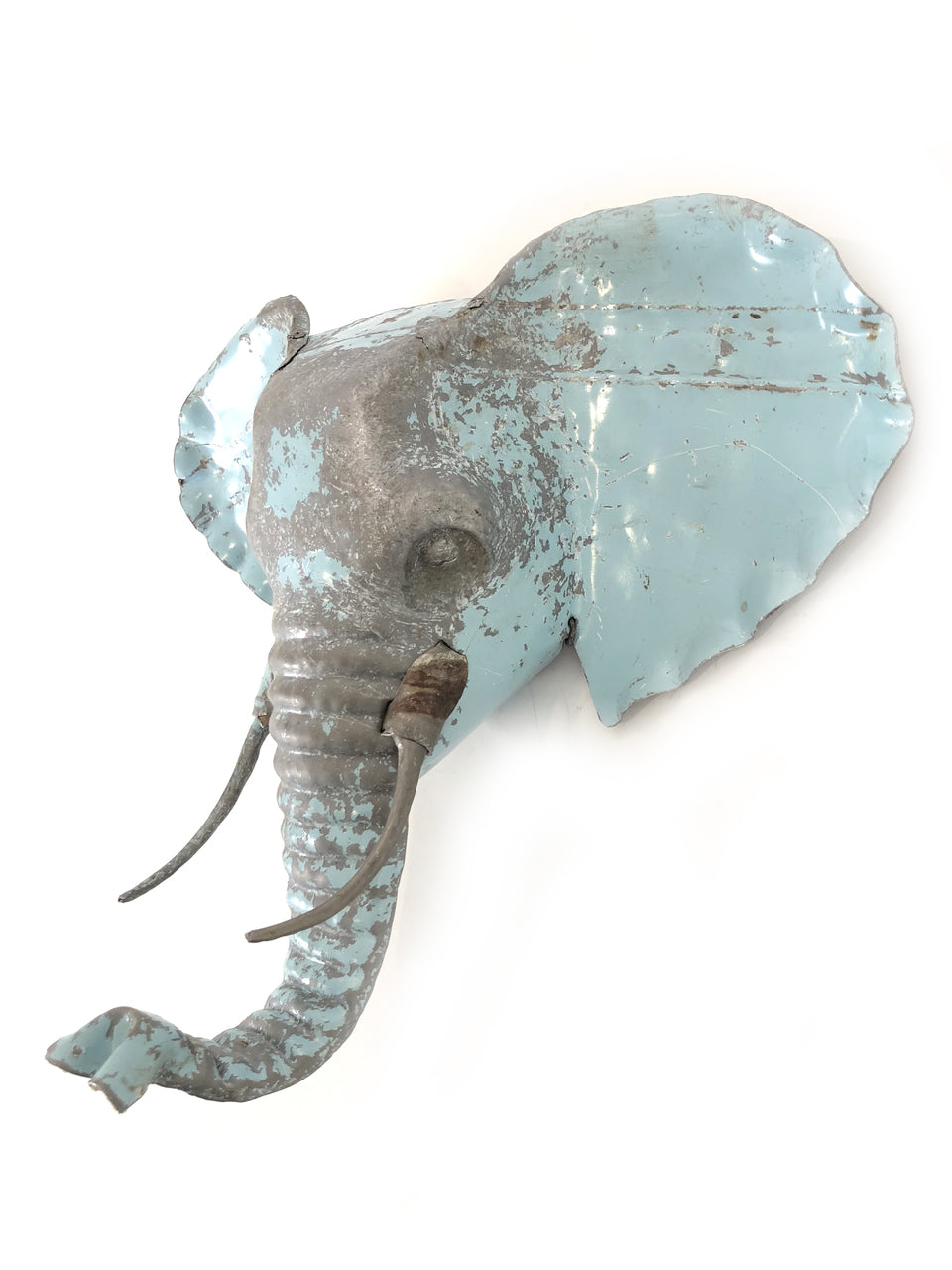 Recycled Metal Animal Masks Wall Art - Wildebeest, Springbok, Sable, Kudu, Elephant, Buffalo