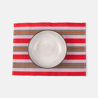 S/4 Handwoven Placemats - Bahari, Upendo, and Maua Designs