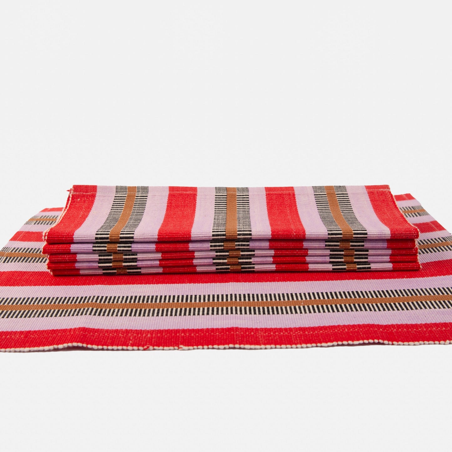 S/4 Handwoven Placemats - Bahari, Upendo, and Maua Designs