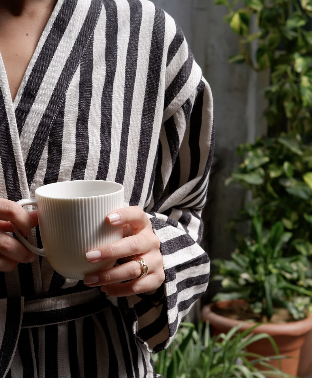 Turkish Zebra Bath Robe