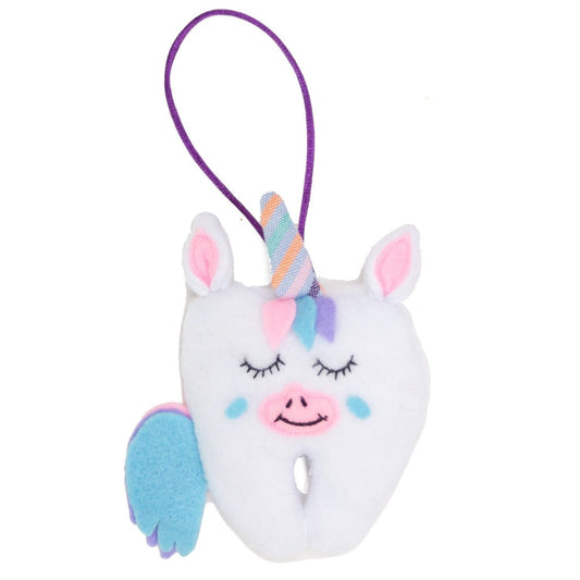 Hanging Tooth Fairy Bag - Kitty, Panda, Toothy, and Unicorn Designs