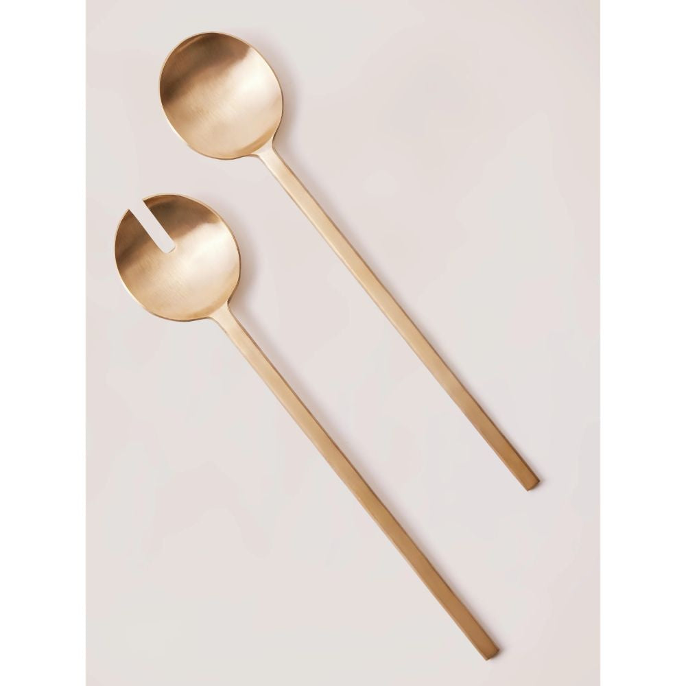 Loop Serving Set: Cake Server, Salad Servers, and Spoon