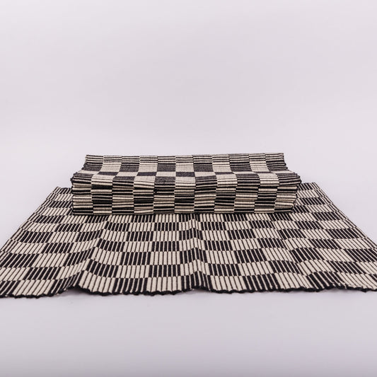 S/4 Handloomed Checkered Placemats