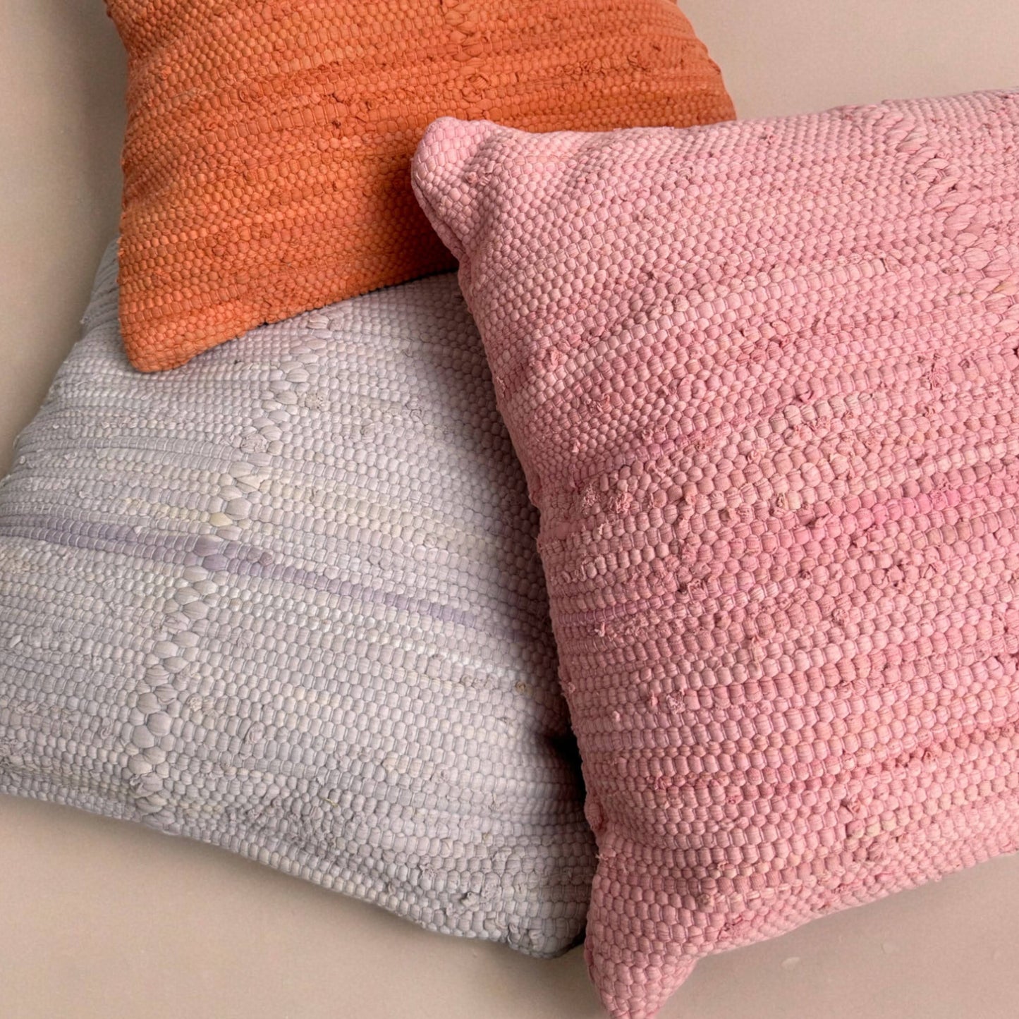 Chindi Handwoven Pillow Covers and Lumbar Pillow Collection