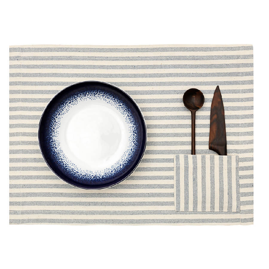 Placemats With Pocket - Set Of 4