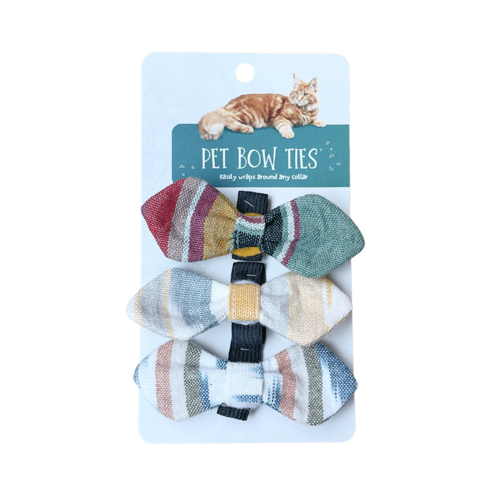 Cat and Dog Collar Bow Tie - Set of 3