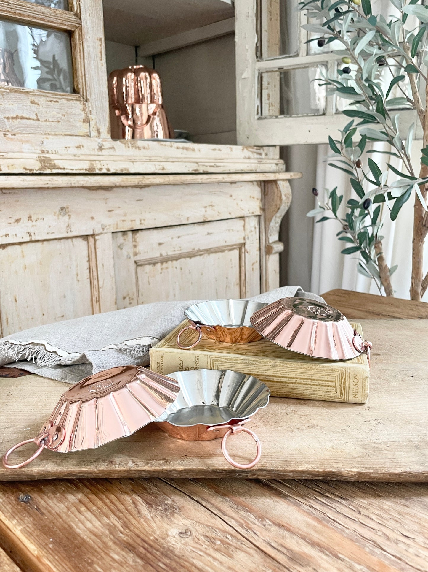 CMK French and Vintage Inspired Bakeware, Tartlet Moulds, Mixing Bowls, and Measuring Cups