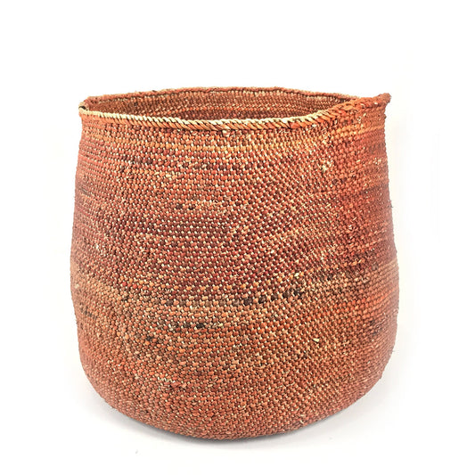 Iringa Basket Collection - Woven Baskets with Stripes and Natural Designs