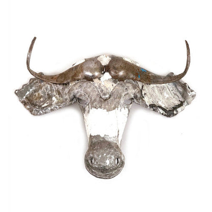 Recycled Metal Animal Masks Wall Art - Wildebeest, Springbok, Sable, Kudu, Elephant, Buffalo