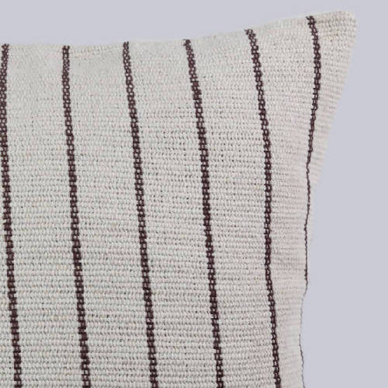 Heavy Cotton Striped Pillow Cover