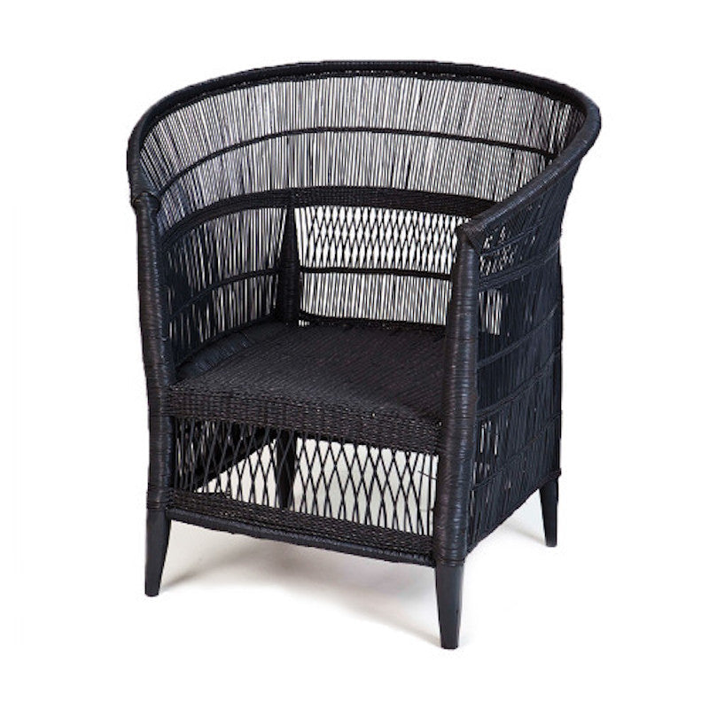 Malawi Cane Chair - Black