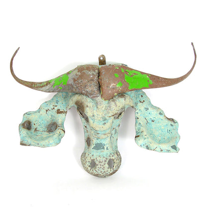 Recycled Metal Animal Masks Wall Art - Wildebeest, Springbok, Sable, Kudu, Elephant, Buffalo