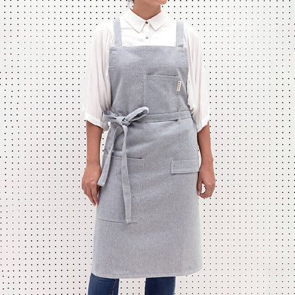 Crossback and Waist Bib Aprons - Blue and Striped Designs